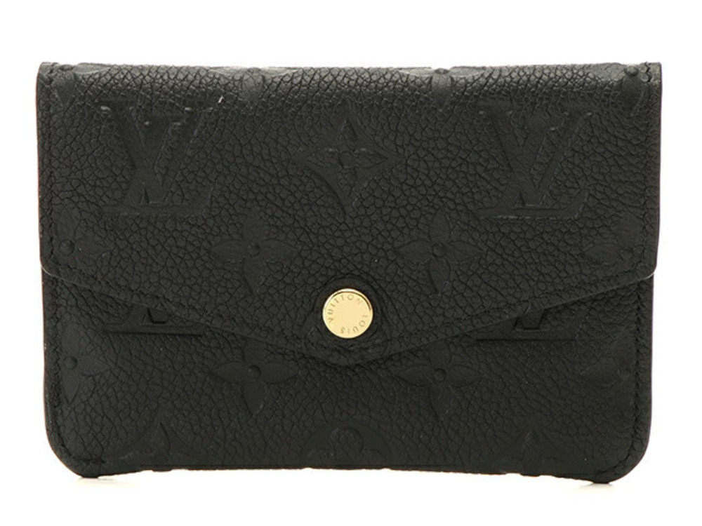 LOUIS VUITTON Pochette Monogram Empreinte Noir Black